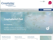 Tablet Screenshot of cosphatec.com